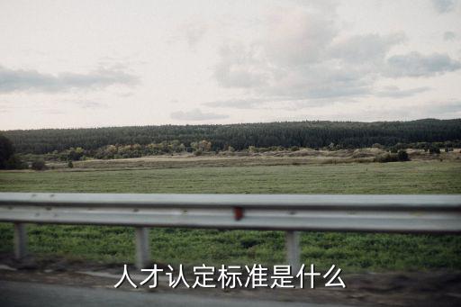 人才認定，怎么樣才能確定一個人才