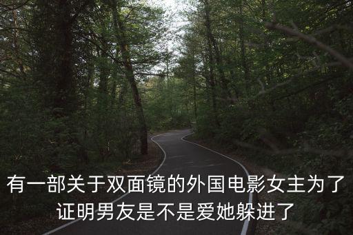 有一部關(guān)于雙面鏡的外國電影女主為了證明男友是不是愛她躲進(jìn)了