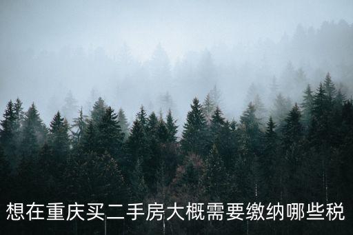 重慶二手房稅費，重慶二手房過戶要交多少稅