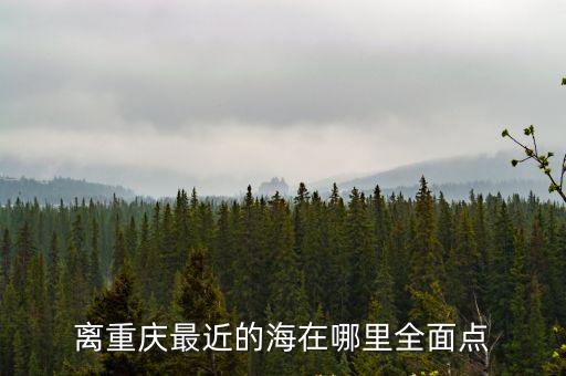 離重慶最近的海在哪里全面點