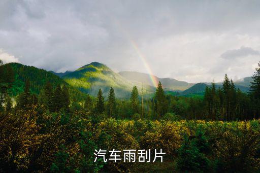 汽車雨刮片