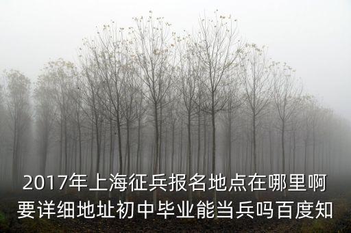 上海征兵網，上海浦東新區今年征兵體檢處