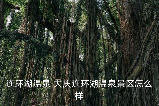 連環湖溫泉 大慶連環湖溫泉景區怎么樣
