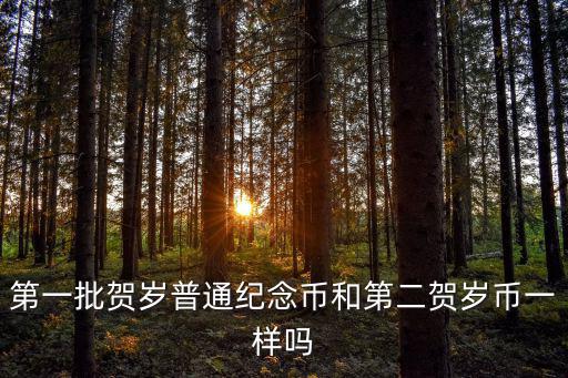 第一批賀歲普通紀(jì)念幣和第二賀歲幣一樣嗎