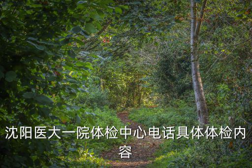 沈陽醫大一院體檢中心電話具體體檢內容