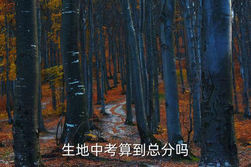 地生中考，生地中考算到總分嗎