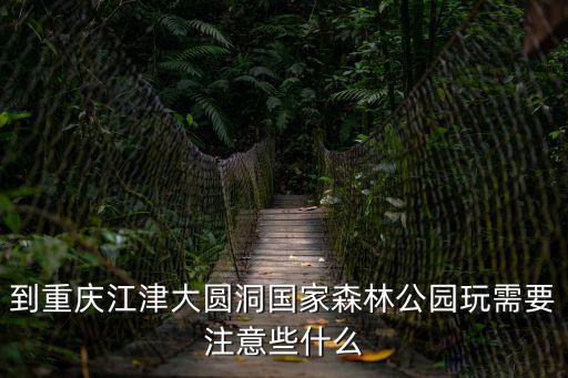 到重慶江津大圓洞國(guó)家森林公園玩需要注意些什么