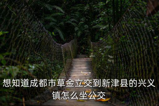 想知道成都市草金立交到新津縣的興義鎮(zhèn)怎么坐公交
