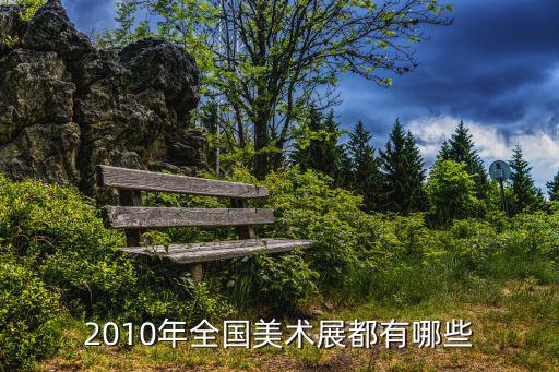 美術展覽，2010年全國美術展都有哪些