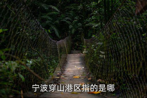 寧波穿山港區(qū)指的是哪