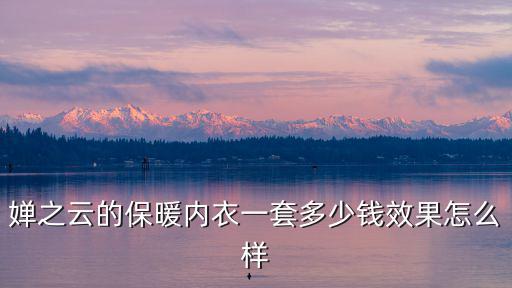嬋之云的保暖內衣一套多少錢效果怎么樣