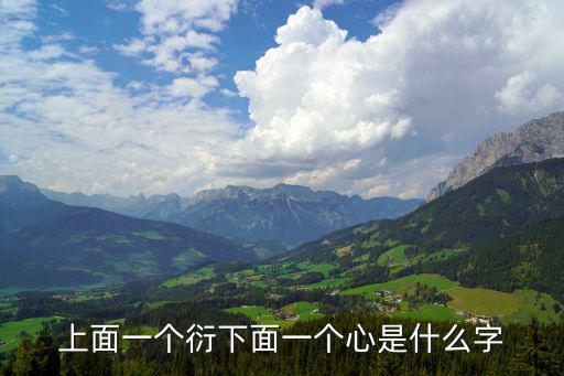 上面一個衍下面一個心是什么字