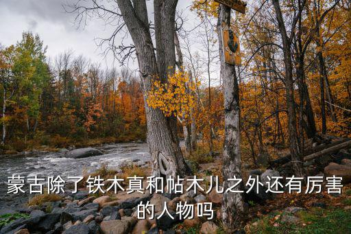 蒙古除了鐵木真和帖木兒之外還有厲害的人物嗎