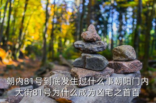 朝內(nèi)81號，朝外朝內(nèi)81號院在哪