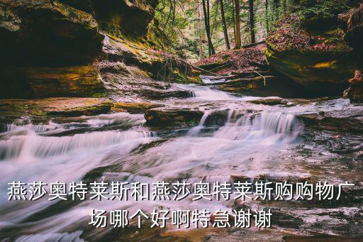 燕莎奧特萊斯和燕莎奧特萊斯購購物廣場哪個好啊特急謝謝