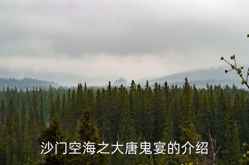 沙門空海，沙門空海之大唐鬼宴的介紹