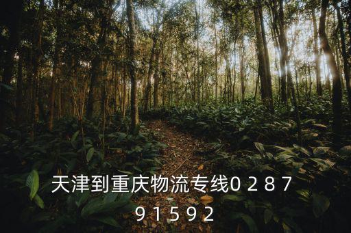 天津到重慶物流專線0 2 8 7 9 1 5 9 2