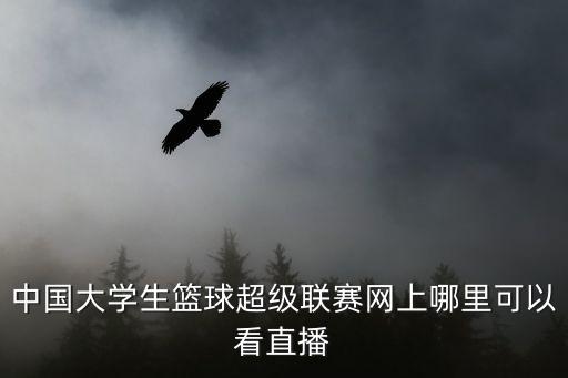 中國大學生籃球超級聯賽網上哪里可以看直播