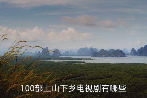 100部上山下鄉電視劇有哪些
