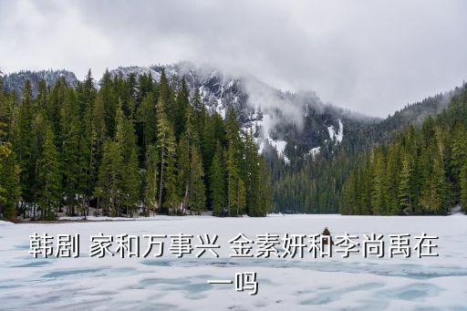 韓劇 家和萬事興 金素妍和李尚禹在一嗎