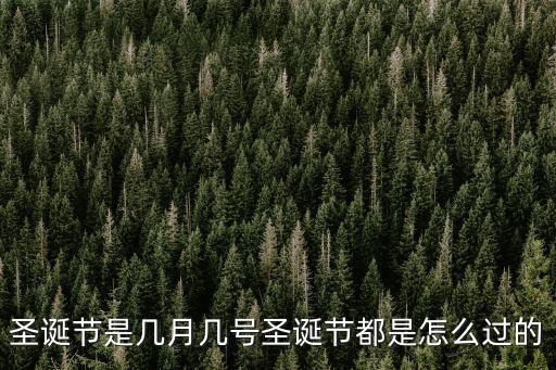 圣誕節(jié)是幾月幾號(hào)圣誕節(jié)都是怎么過的
