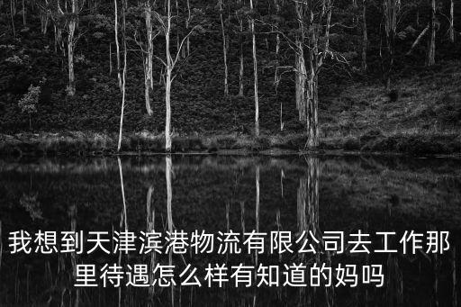 我想到天津濱港物流有限公司去工作那里待遇怎么樣有知道的媽嗎