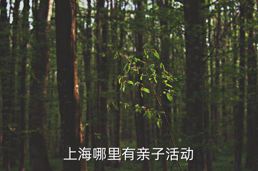 上海親子游，上海親子旅游去哪里好親子旅游線路