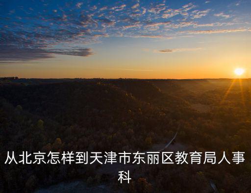 從北京怎樣到天津市東麗區教育局人事科