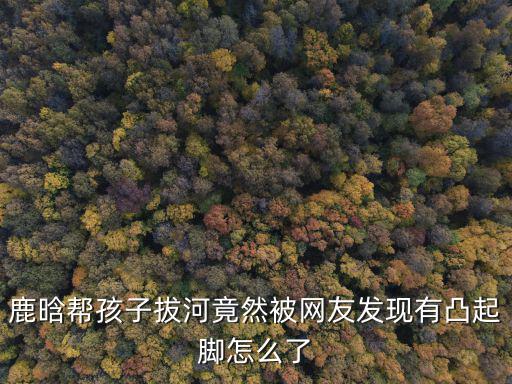 鹿晗幫孩子拔河竟然被網友發現有凸起腳怎么了