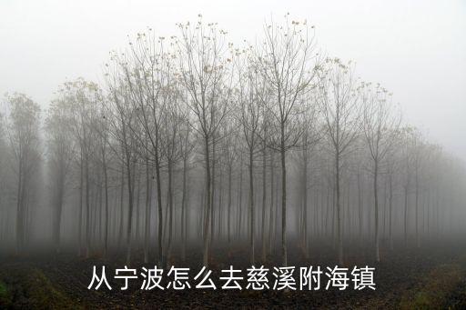 從寧波怎么去慈溪附海鎮