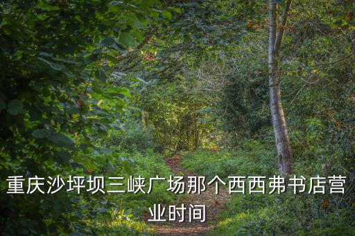 重慶西西弗書店，重慶西西弗書店主要賣什么東西