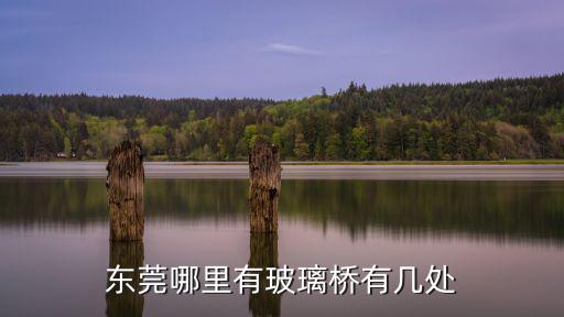 東莞哪里有玻璃橋有幾處