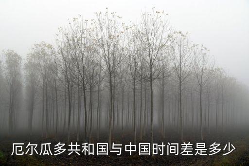 厄爾瓜多共和國與中國時間差是多少