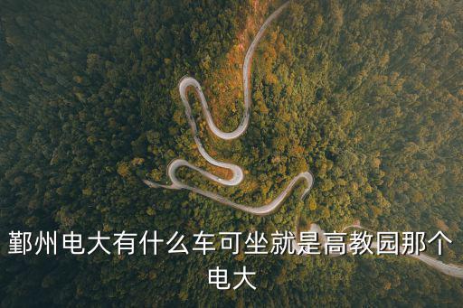 鄞州電大有什么車可坐就是高教園那個電大