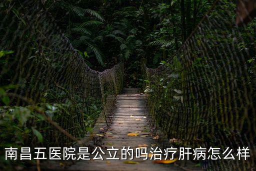 南昌五醫院是公立的嗎治療肝病怎么樣