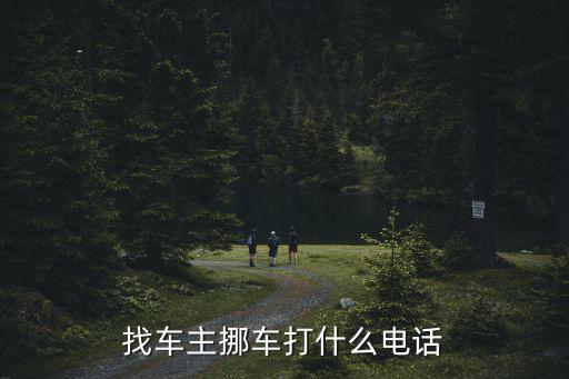 114挪車電話流程，找車主挪車打什么電話