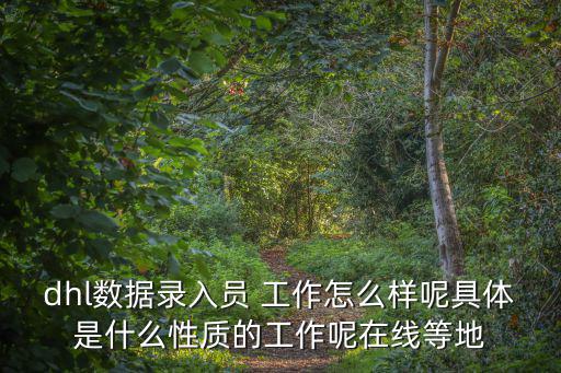 dhl運單錄入，DHL怎么填單子