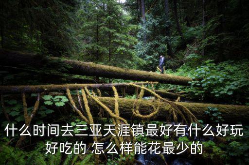 三亞天涯鎮，什么時間去三亞天涯鎮最好有什么好玩好吃的 怎么樣能花最少的