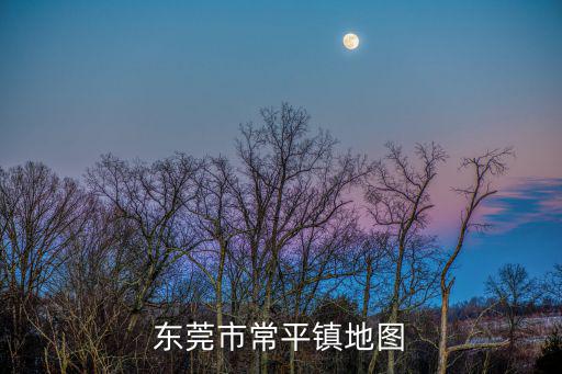 東莞市常平鎮地圖