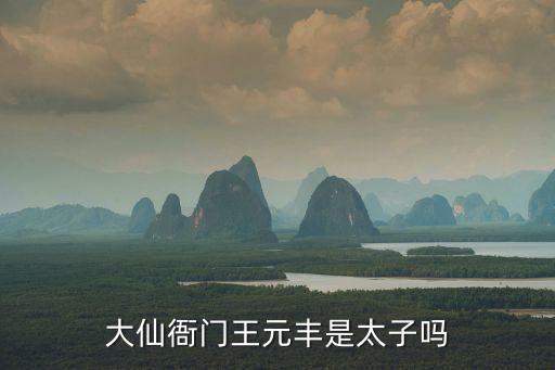 大仙衙門王元豐是太子嗎