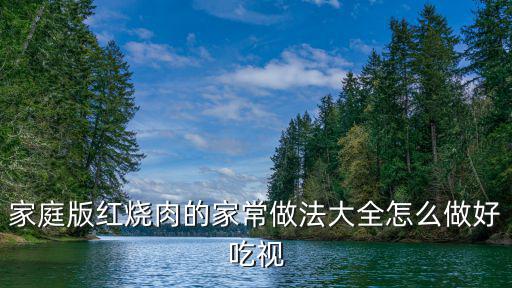 家庭版紅燒肉的家常做法大全怎么做好吃視