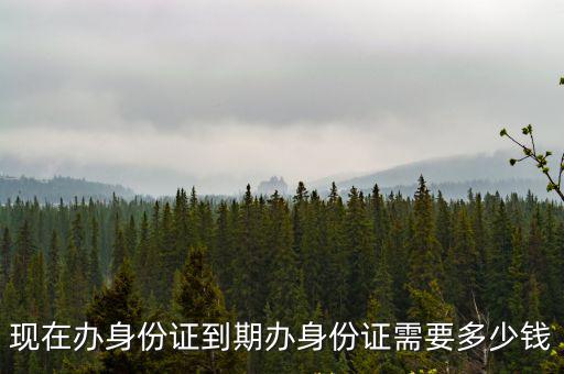 現(xiàn)在辦身份證到期辦身份證需要多少錢