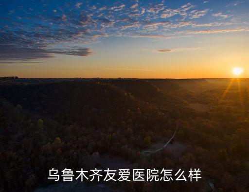 烏魯木齊友愛醫院怎么樣