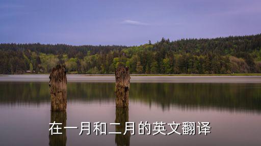 在一月和二月的英文翻譯