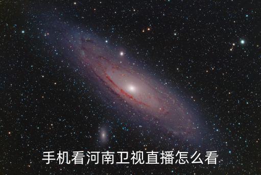 手機看河南衛視直播怎么看
