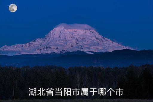 湖北省當(dāng)陽(yáng)市屬于哪個(gè)市