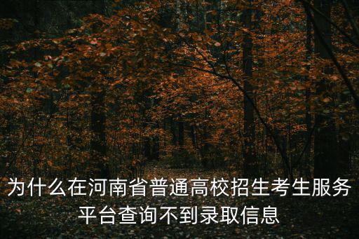 河南省普通高校招生考生服務平臺，河南省招生辦公室