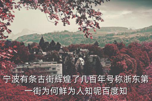 寧波韓嶺老街，從南站到韓嶺老街怎么坐公交車最快需要多久
