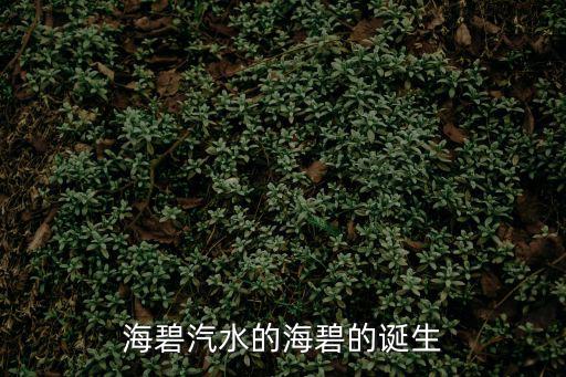 海碧汽水的海碧的誕生
