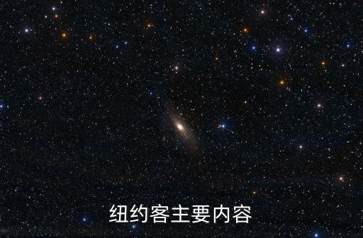 紐約客主要內容
